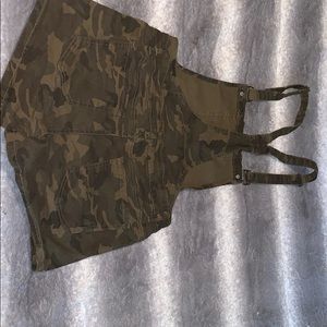 American Bazi Shorts - American Bazi army denim overalls American Bazi Shorts - American Bazi army denim overalls